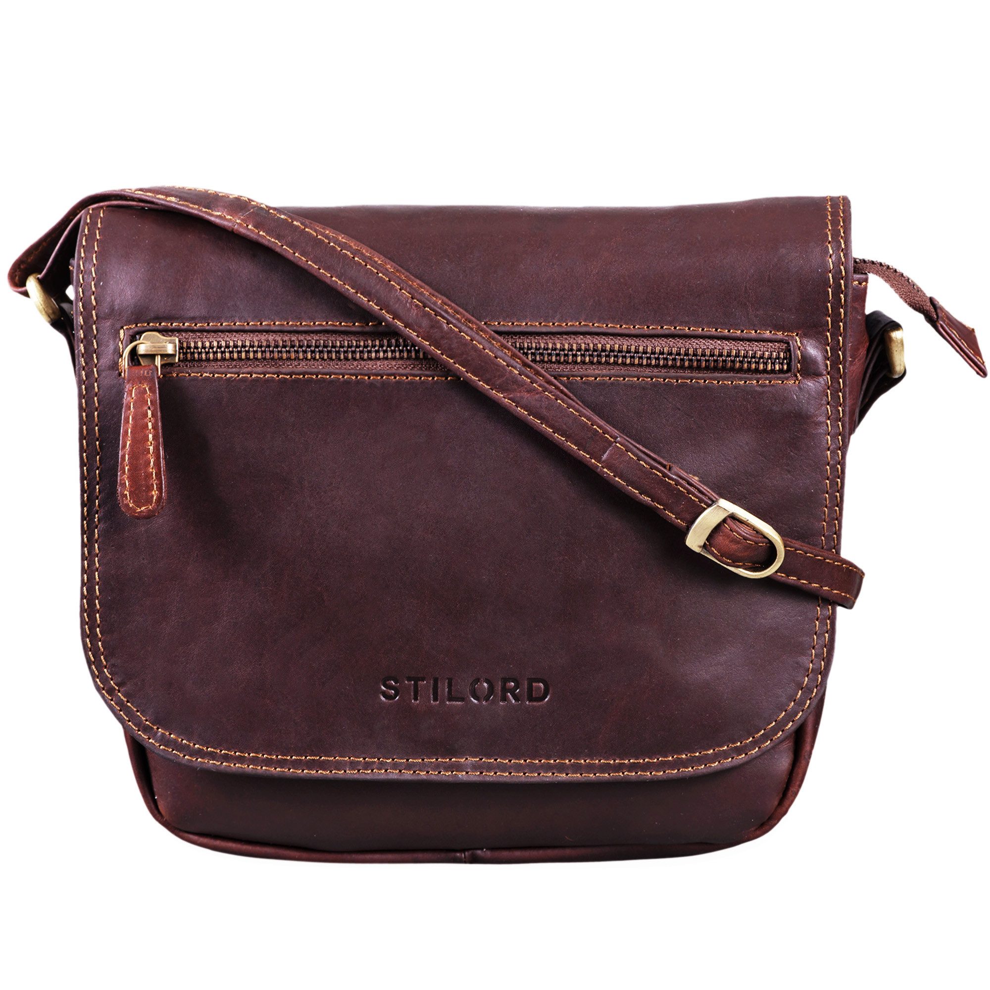 Handtasche "Elsa" Umhängetasche Frauen Leder Vintage
