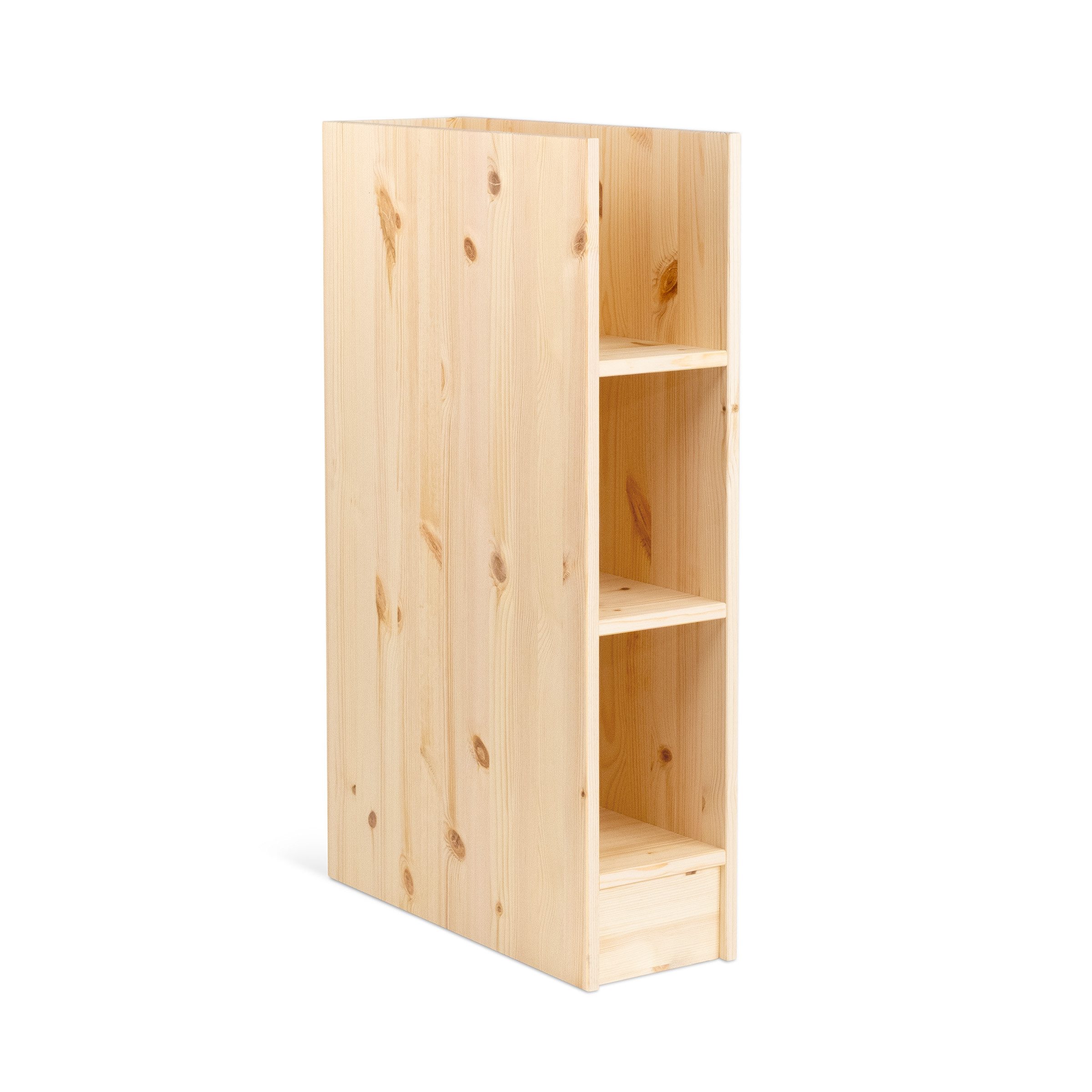 Ehrenkind Regal für Wickelkommode Linia aus Kiefernholz, Natur, passgenaue Ergänzung für zusätzlichen Stauraum