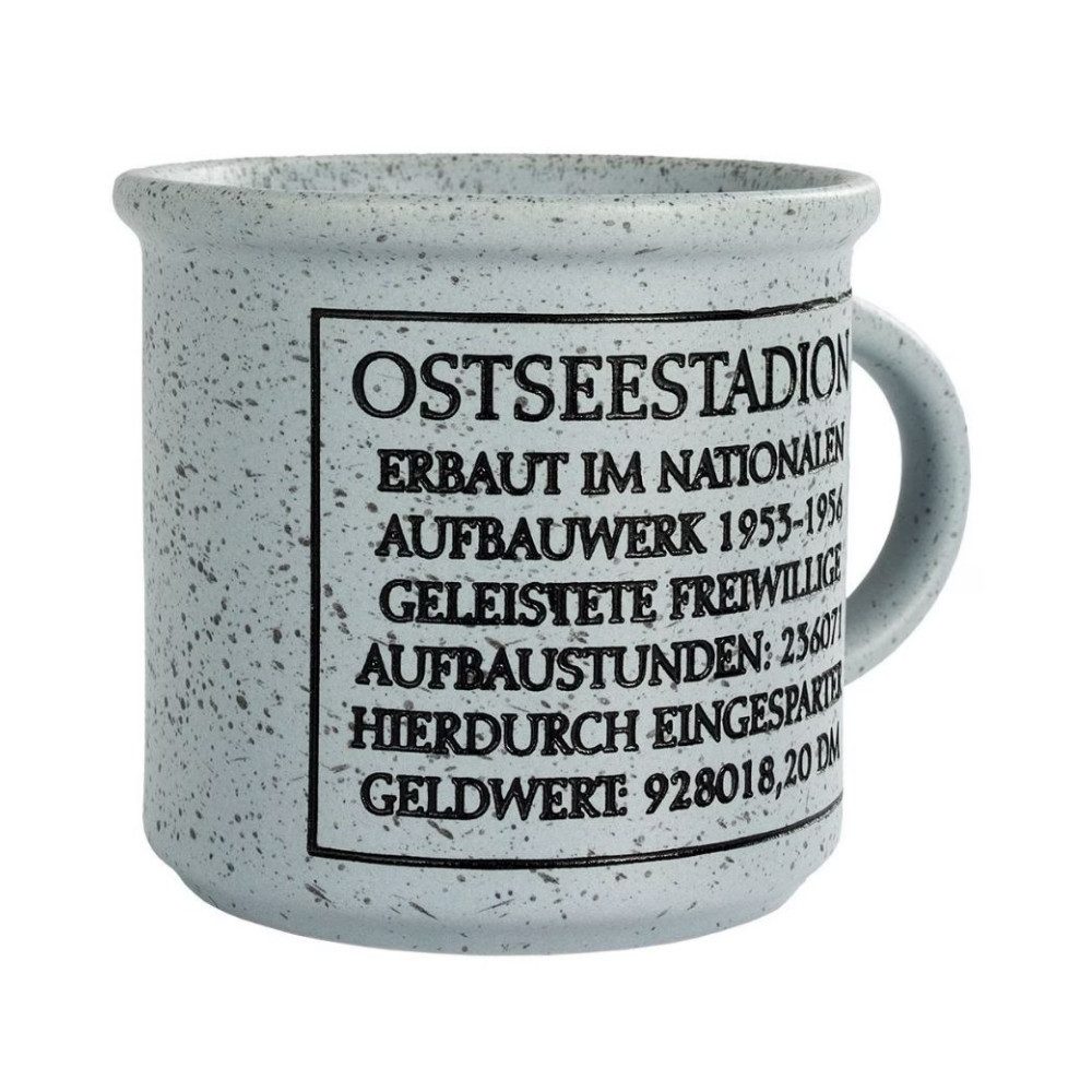 FC Hansa Rostock Becher Hansa Rostock Tasse Gedenktafel Ostseestadion, Keramik