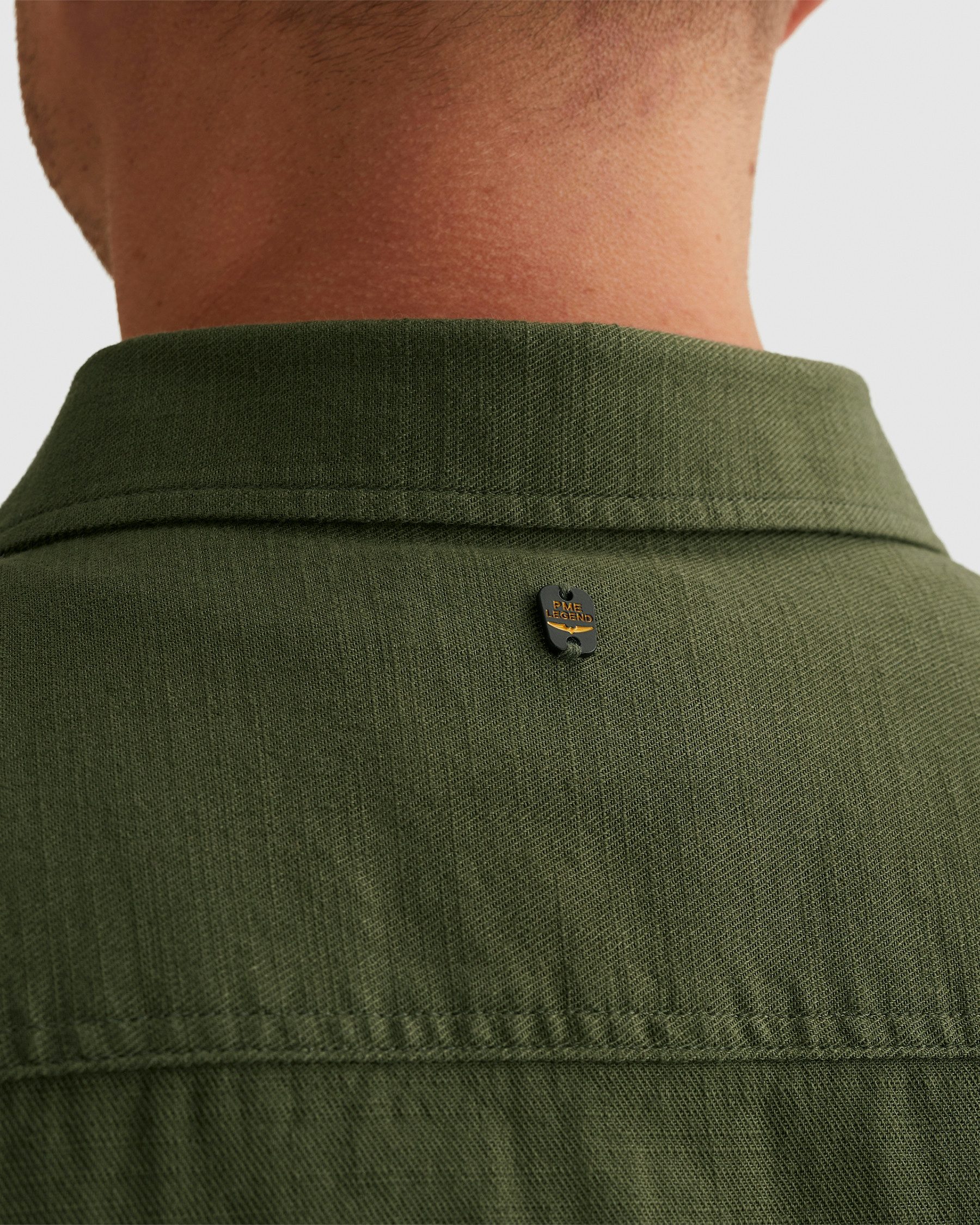 PME LEGEND Kurzarmhemd mit leicht abgerundetem Saum – Bild 5 von 5