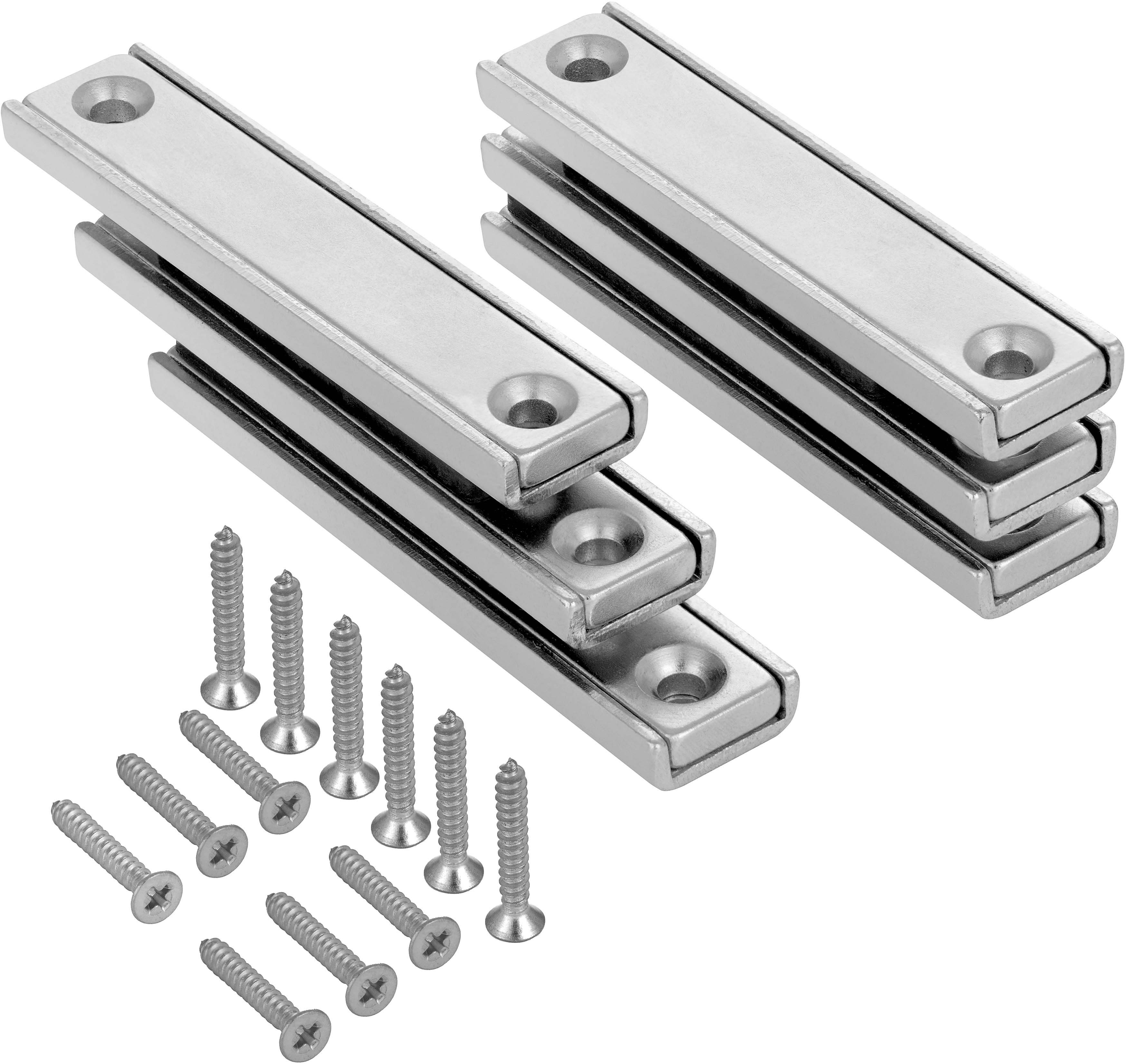 Magnet Werkzeugleiste zum Anschrauben (Länge 6cm, extra stark Haftkraft 30kg)