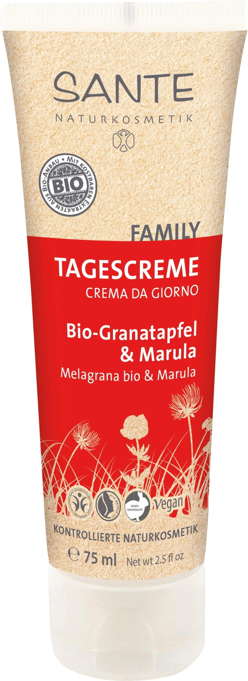 SANTE Gesichtspflege »Tagescreme Bio-Granatapfel & Marula«