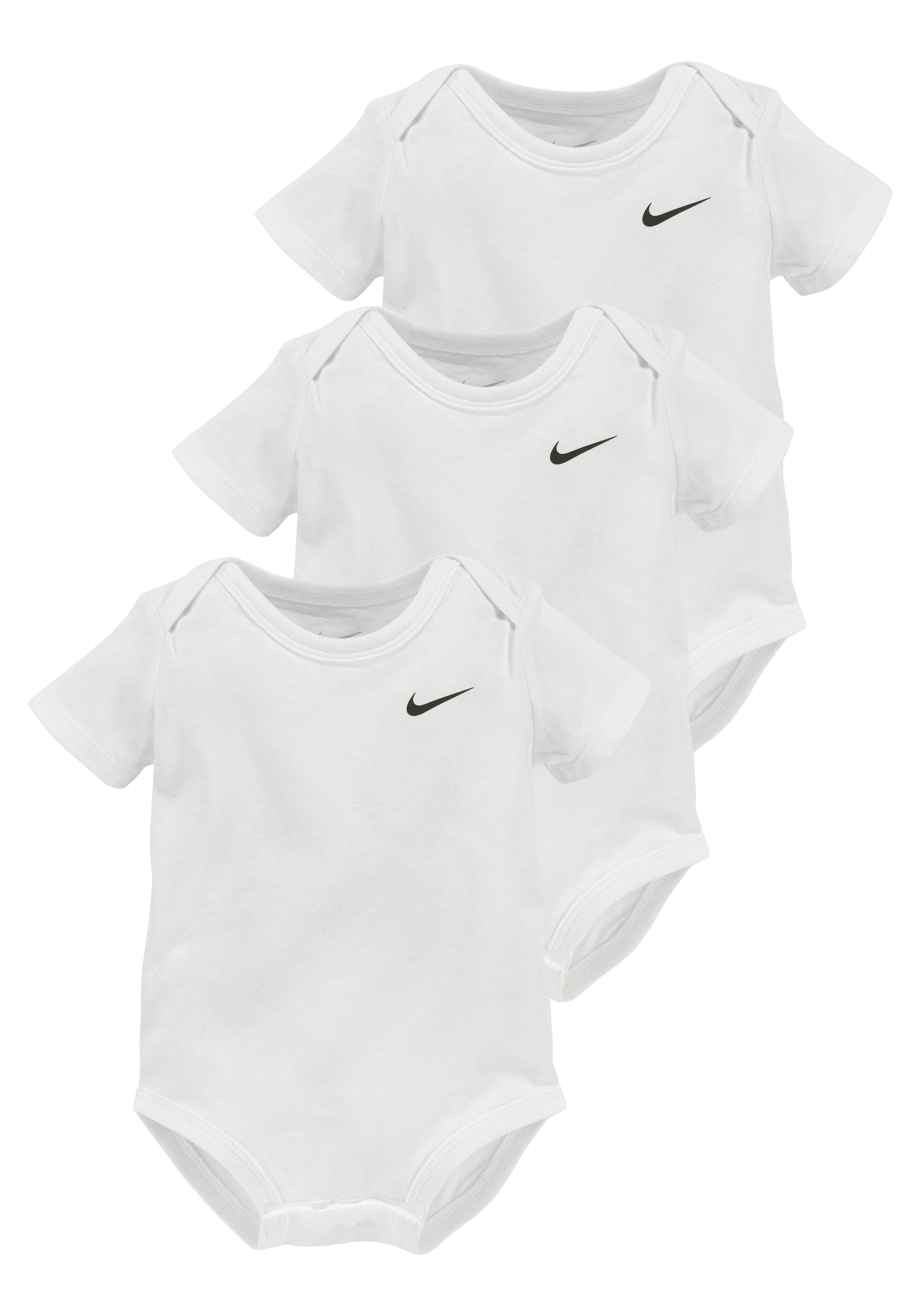 Nike Sportswear Body NKB 3PK SWOOSH BODYSUIT (Packung, 3-tlg) weiß | Unterwäsche-Bodies
