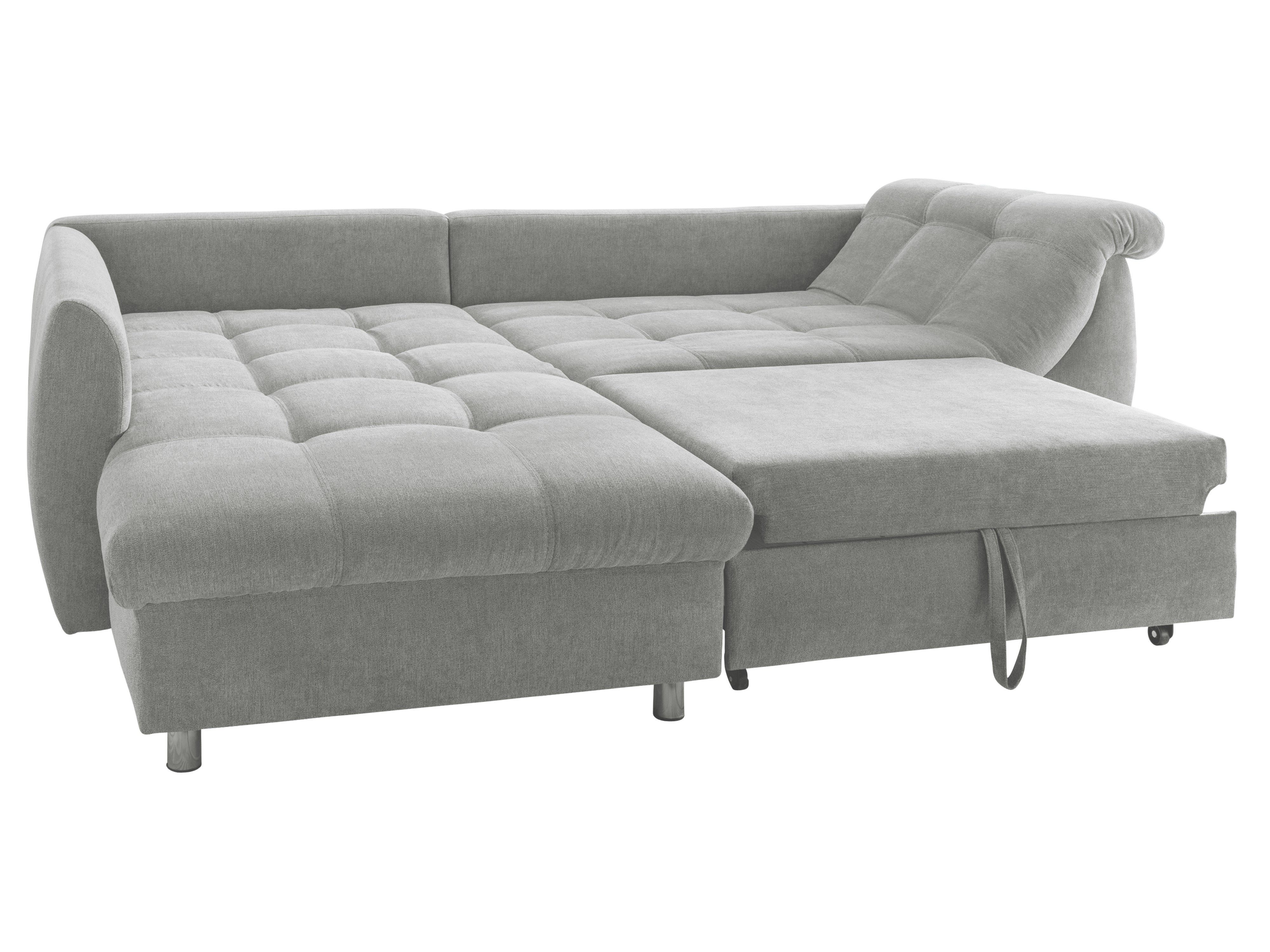 luma-home Ecksofa 17004, mit Bettfunktion B250/T190/H84 cm, Liegefläche 179 günstig online kaufen