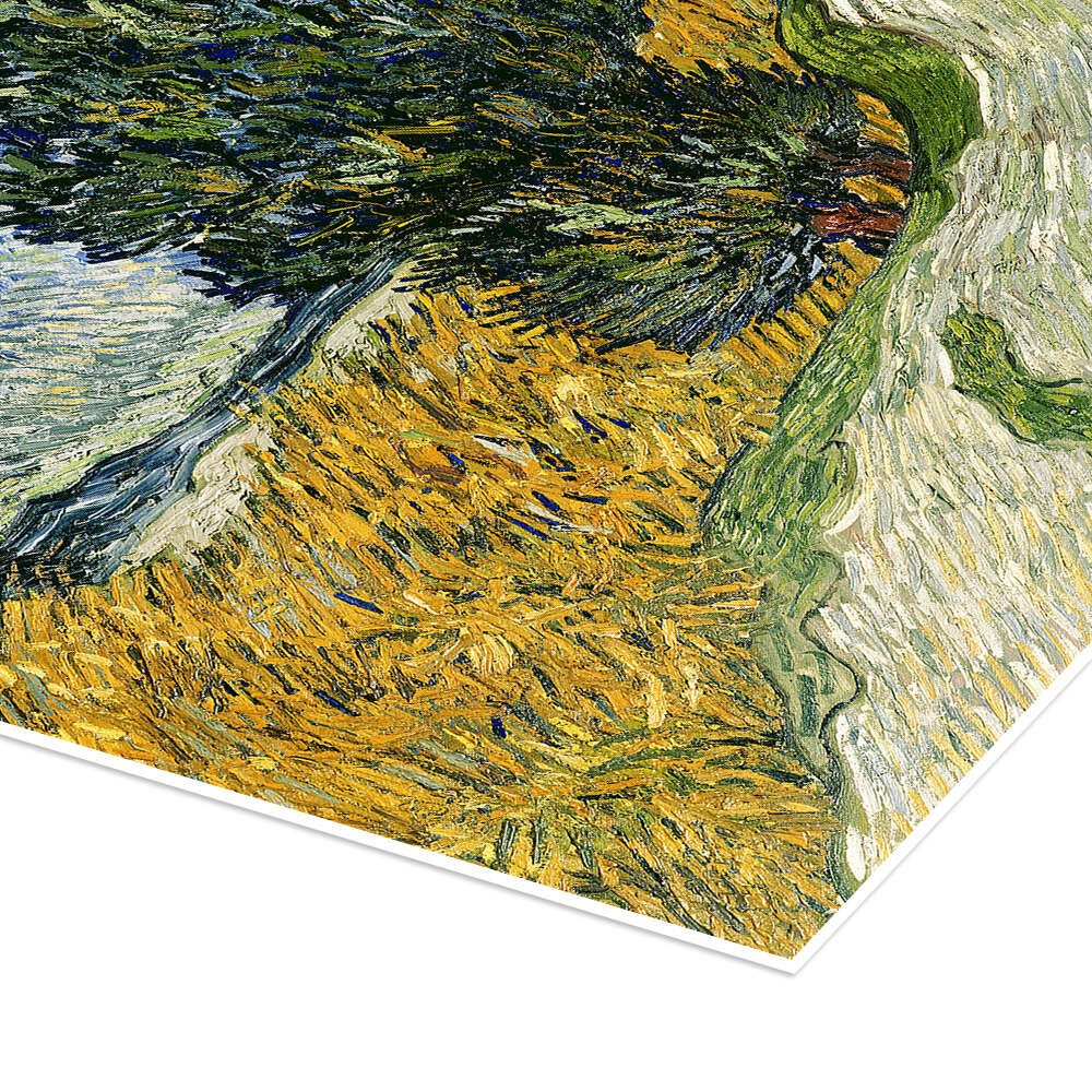 Posterlounge Wandbild Straße mit Zypressen, Vincent van Gogh, erhältlich als Poster, Leinwandbild, Wandsticker oder Acrylglasbild
