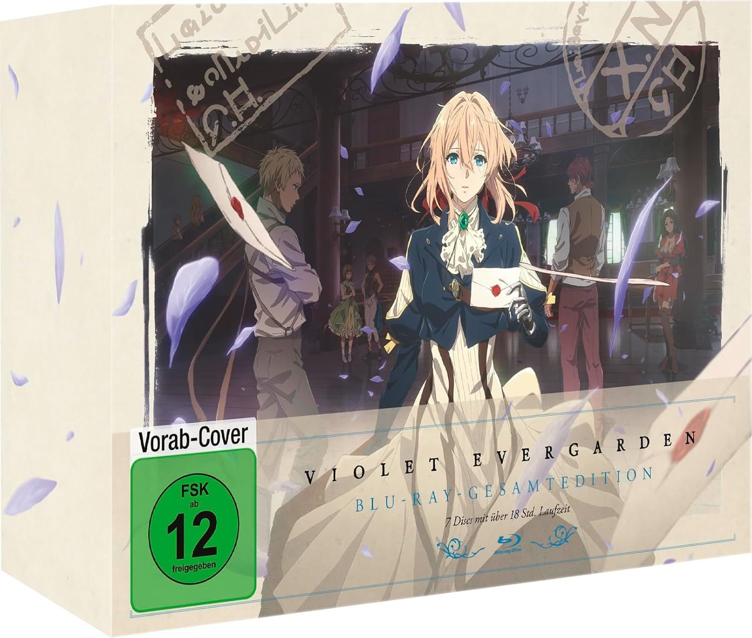 Leonine Blu-ray Violet Evergarden Gesamtedition - Limited Collector's Edition BluRay, (7-St., Box-Set), Alle 13 Staffeln + Bonus Episode