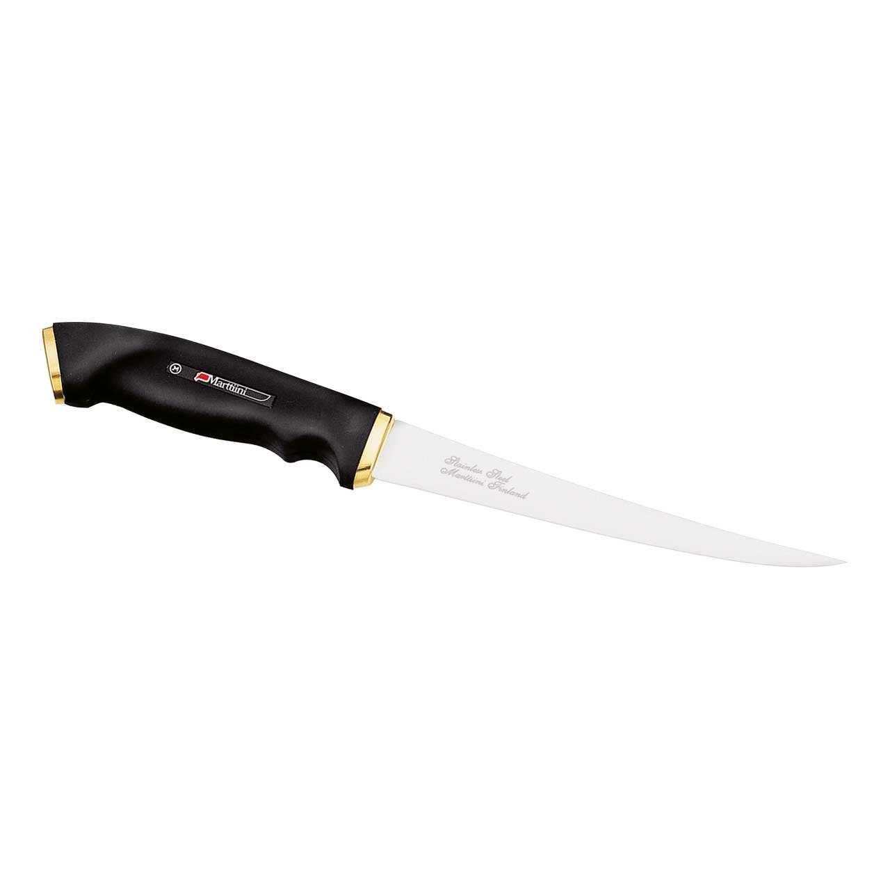 Marttiini Fischfiliermesser, Marttiini Finnisches Filetiermesser 15 cm, schwarzer Griff