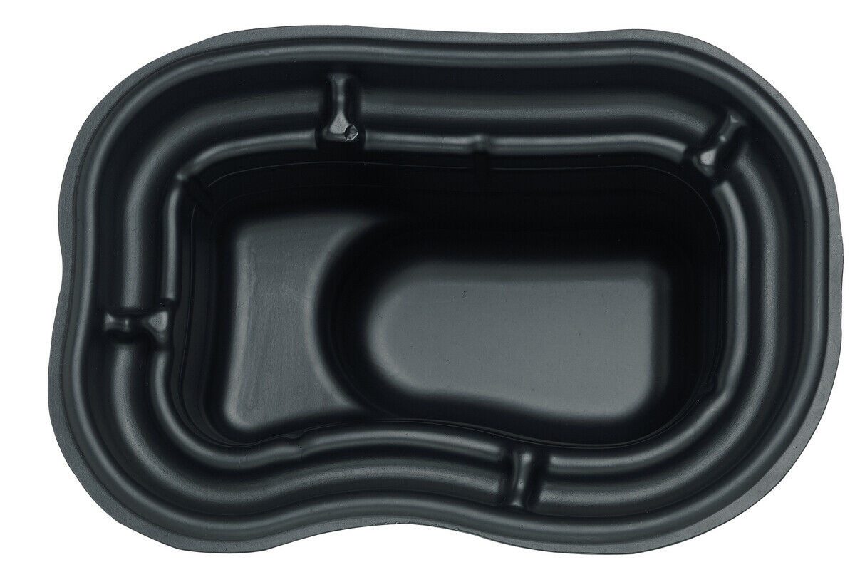 Wacredo Fertigteich Teichschale PE 250, BxLxH: 92x135x54 cm, 250 l, Fertigbecken, Teichbecken, Kunststoffbecken