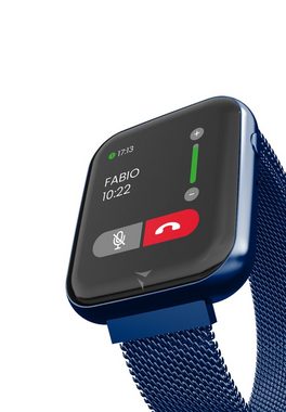 Techmade Smart Watch TALK Metalic Blue Smartwatch