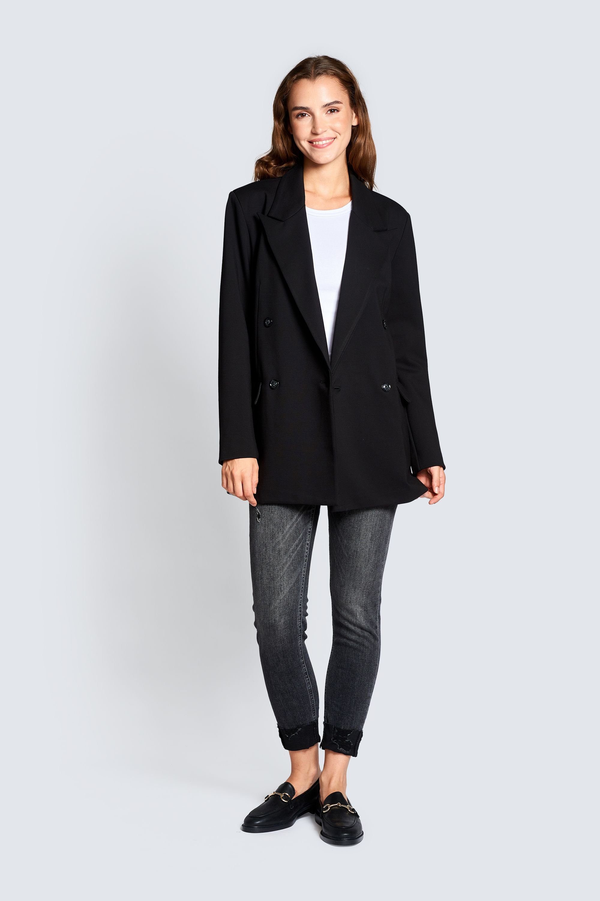 CATIRA Zhrill Blazer angenehmer Tragekomfort Black Jackenblazer