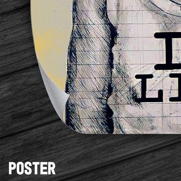 ArtMind XXL-Wandbild Love life, Premium Wandbilder als Poster & gerahmte Leinwand in 4 Größen, Wall Art, Bild, Canva