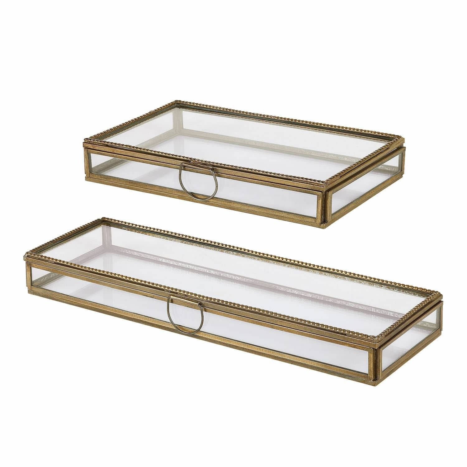 Organizer Glasbox 2er Set Isvento klar