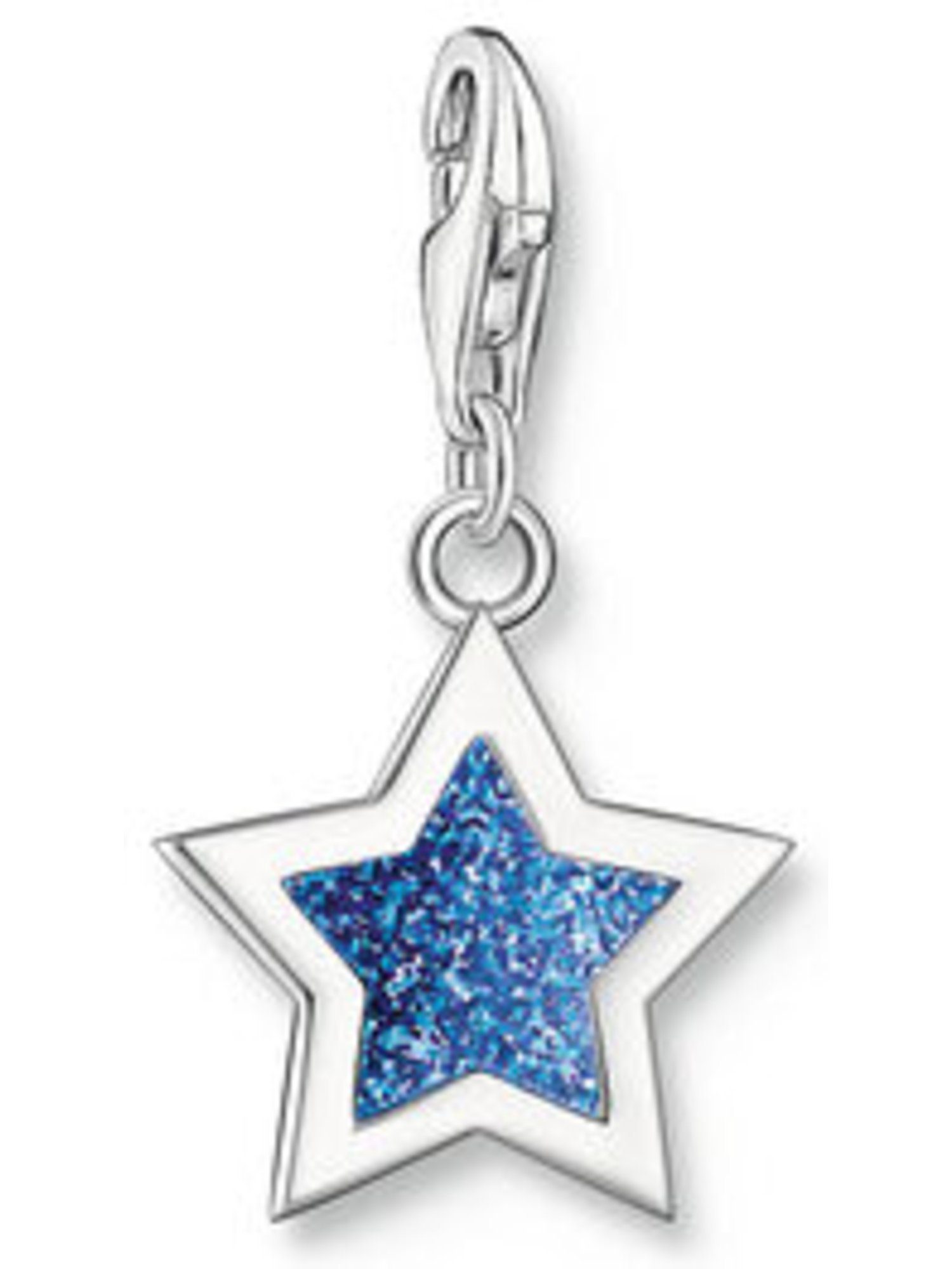 Kettenanhänger Thomas Sabo Damen-Charm Silber, Emaille