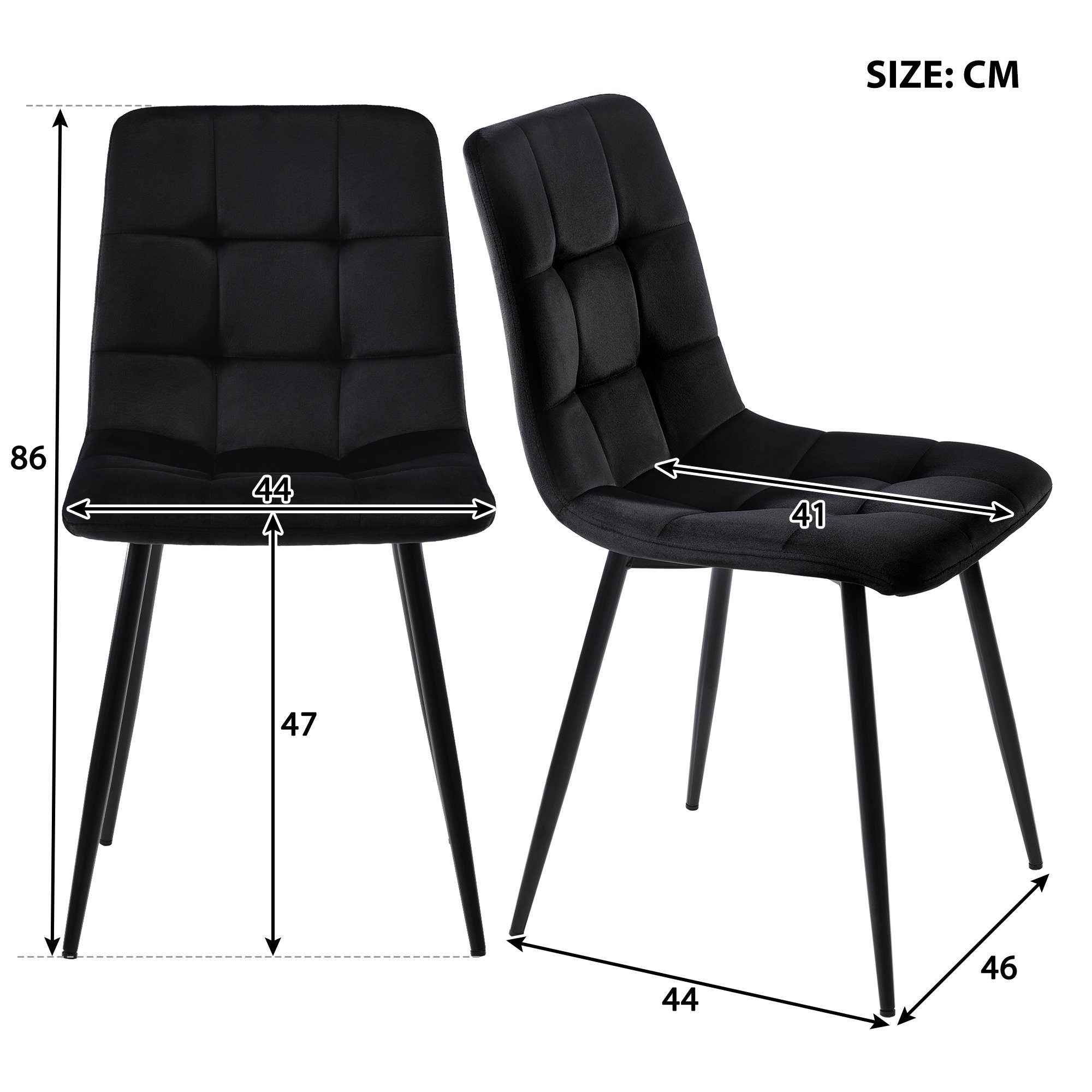 Flieks Essgruppe, (Set, 5-tlg., erweiterbare Tischplatte 140-179,5x80cm), ausziehbarer Esstisch mit 4 Stühlen Küchetisch Esszimmerstuhl Samt