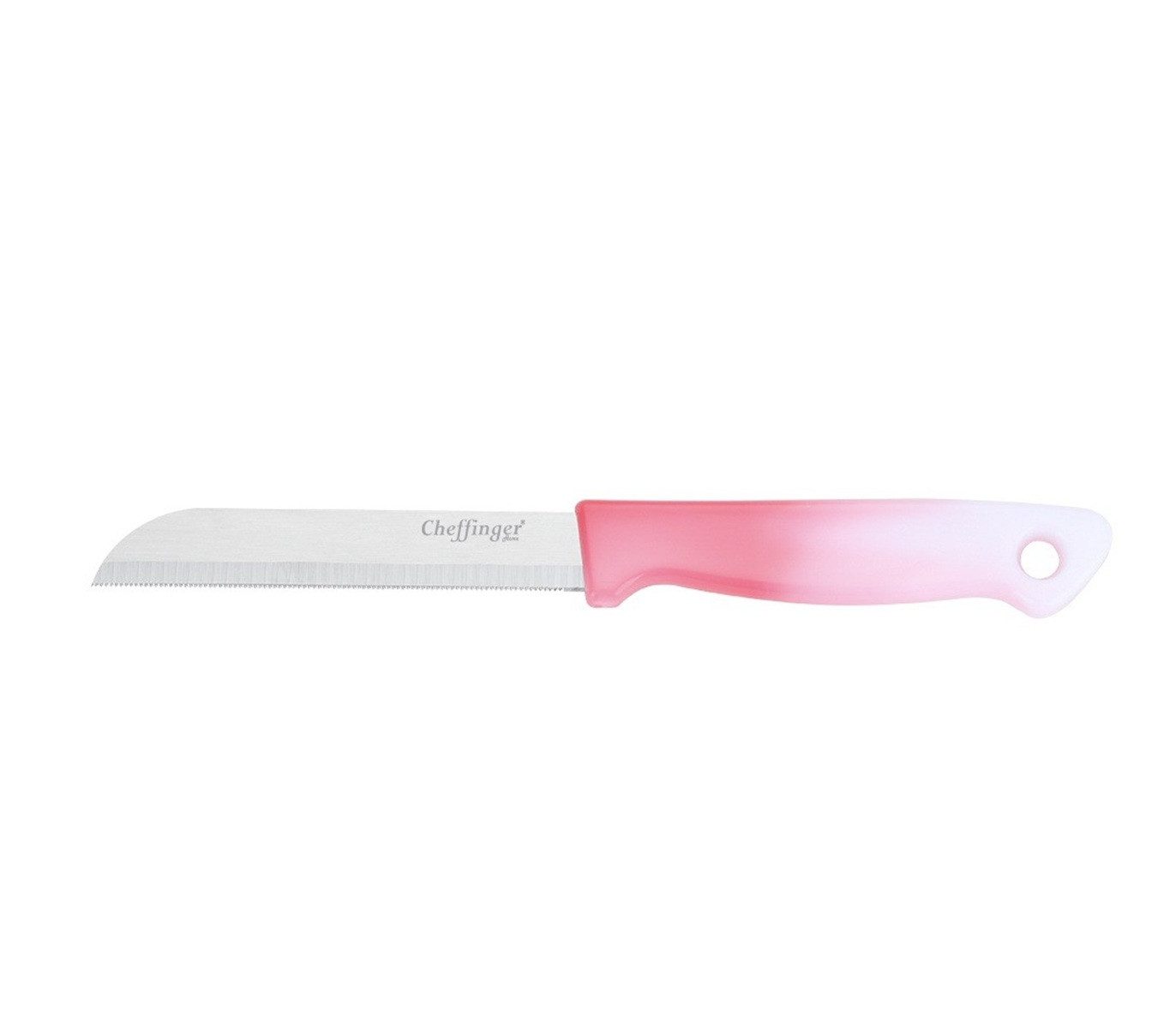 Cheffinger Universalküchenmesser 18 cm mit ergonomischem Griff - vielseitig & pflegeleicht, Pink, ergonomisch geformt, 18 cm, langlebig