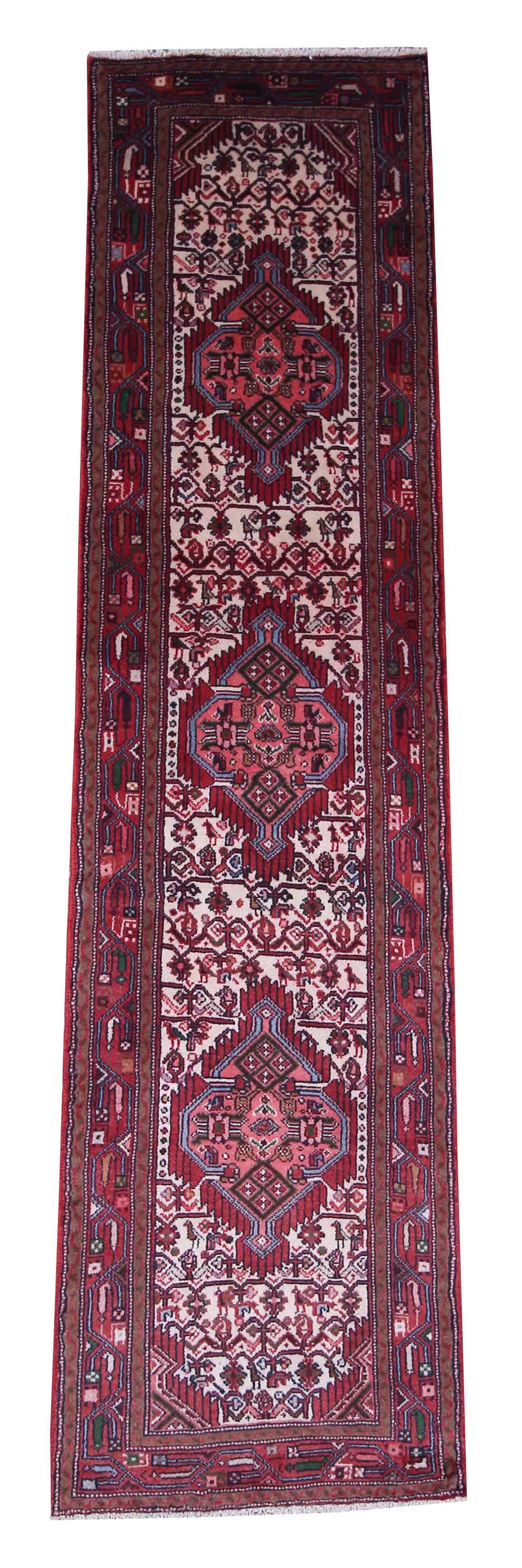 Orientteppich Perserteppich Hamadan 286 x 74 cm