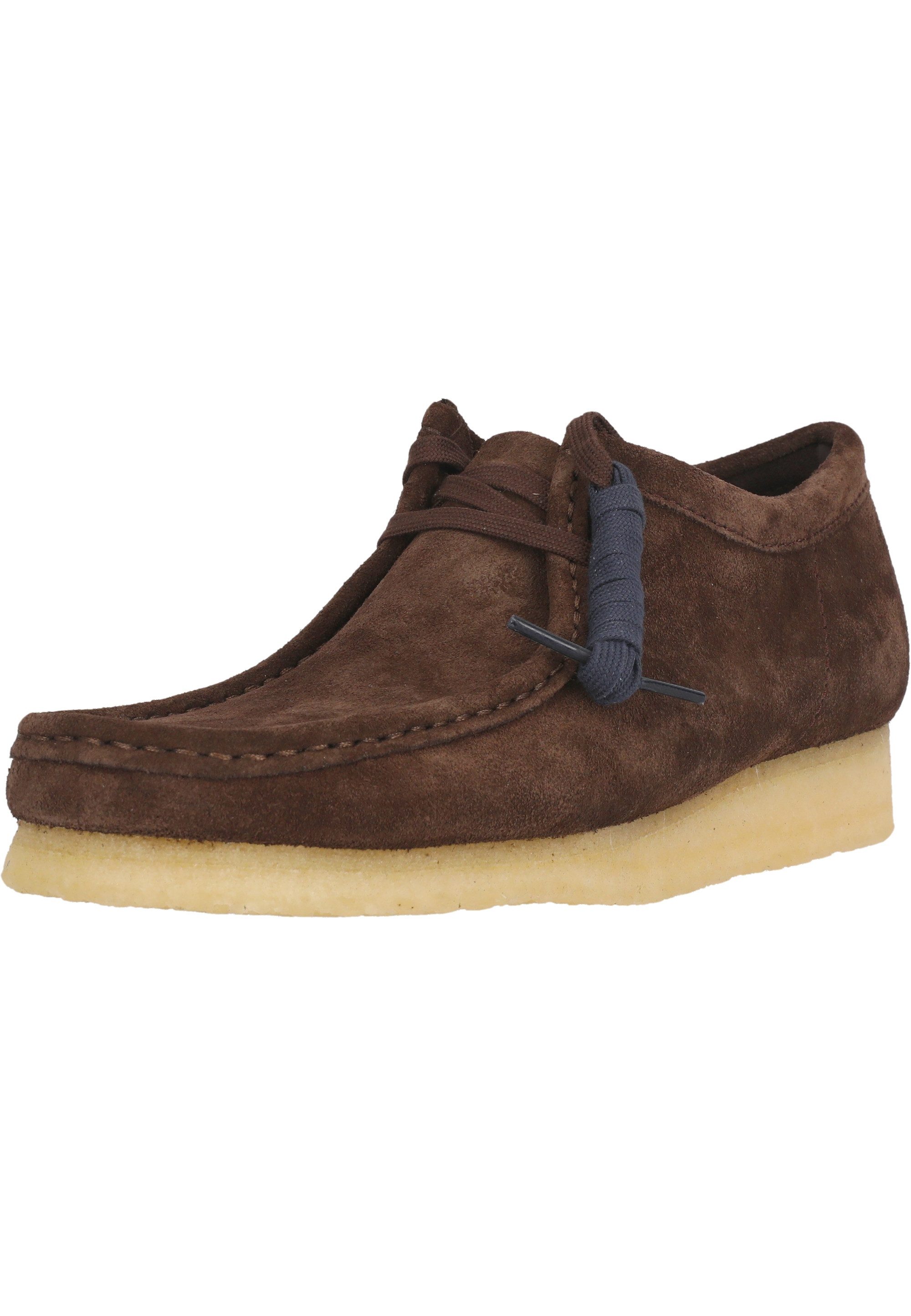 Clarks Wallabee Schnürschuh mit unnachahmlicher Kreppsohle günstig online kaufen