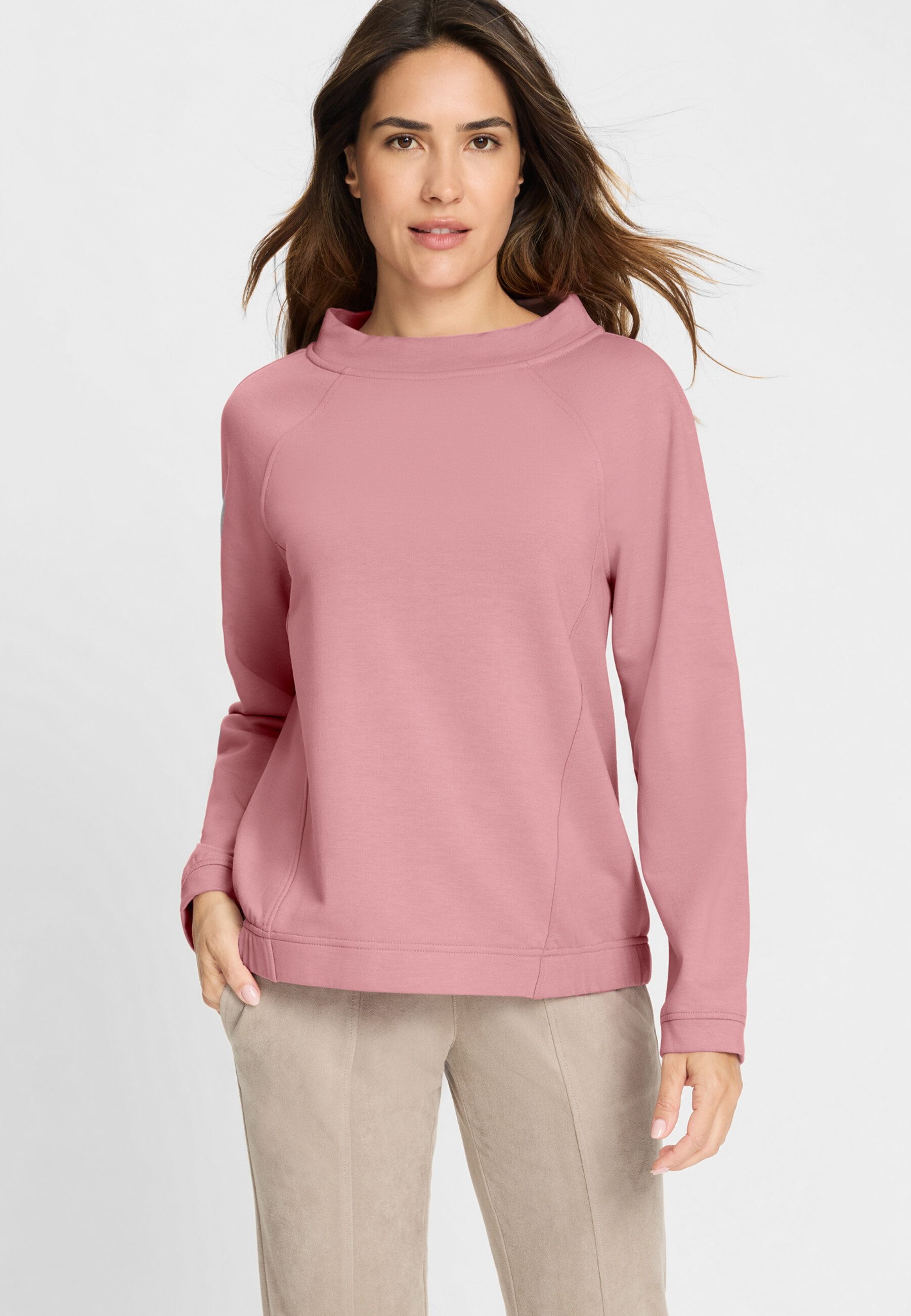 Olsen Sweatshirt Sweatshirt mit Raglanärmeln