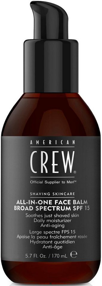 American Crew Gesichtspflege ALL-IN-ONE FACE BALM SPF 15, feuchtigkeitsspendend, Anti-Aging-Wirkung, straffend