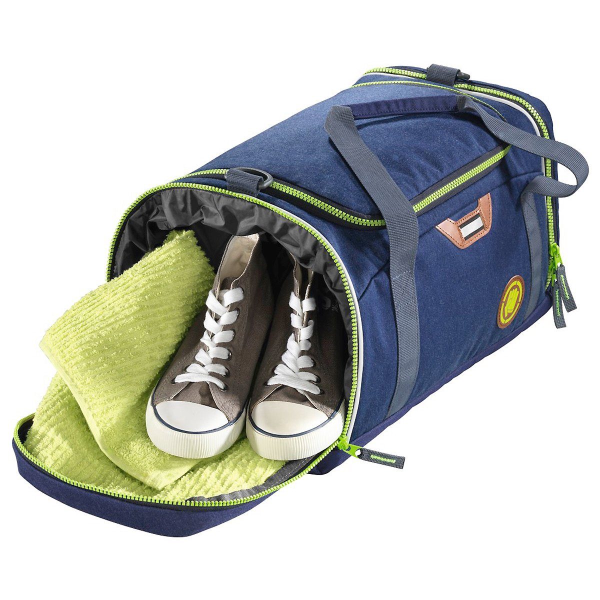 Kindergartentasche Sporttasche Blue Reise coocazoo mit Red Checkmate Sportsbag Nassfach SporterPorter Tasche