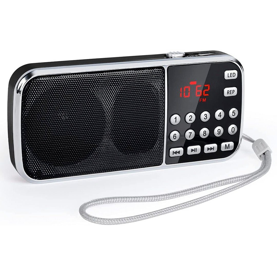 Digitaler Mini-Lautsprecher mit UKW-Radio und USB