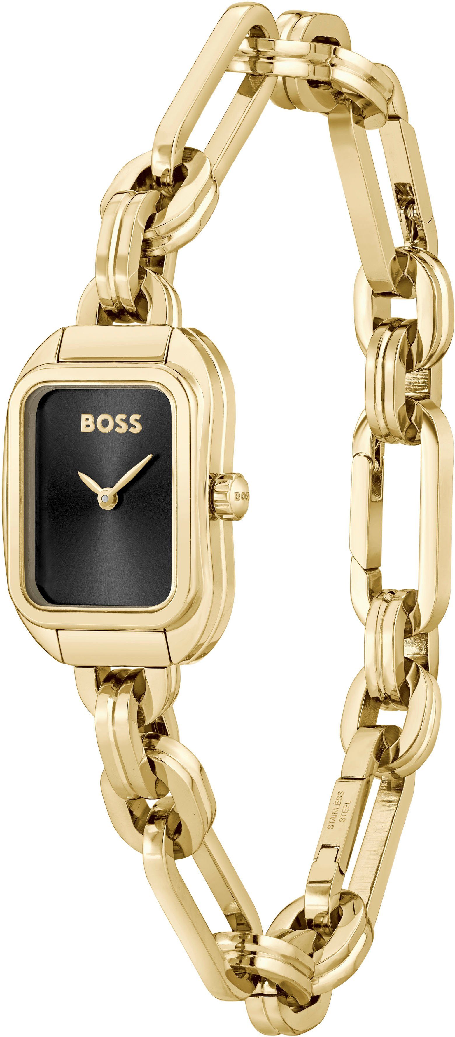 BOSS Quarzuhr HAILEY 1502739, Damenuhr, Armbanduhr, analog, Edelstahlarmban günstig online kaufen