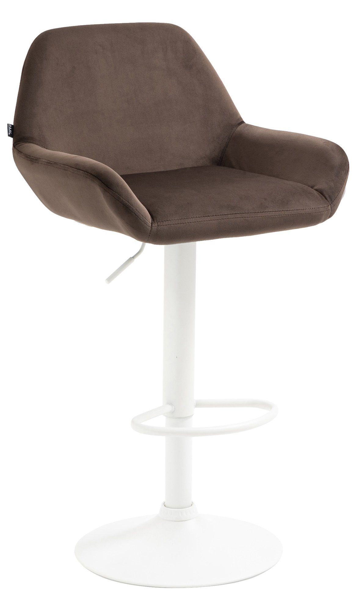 Barhocker Barhocker Braga Samt weiß