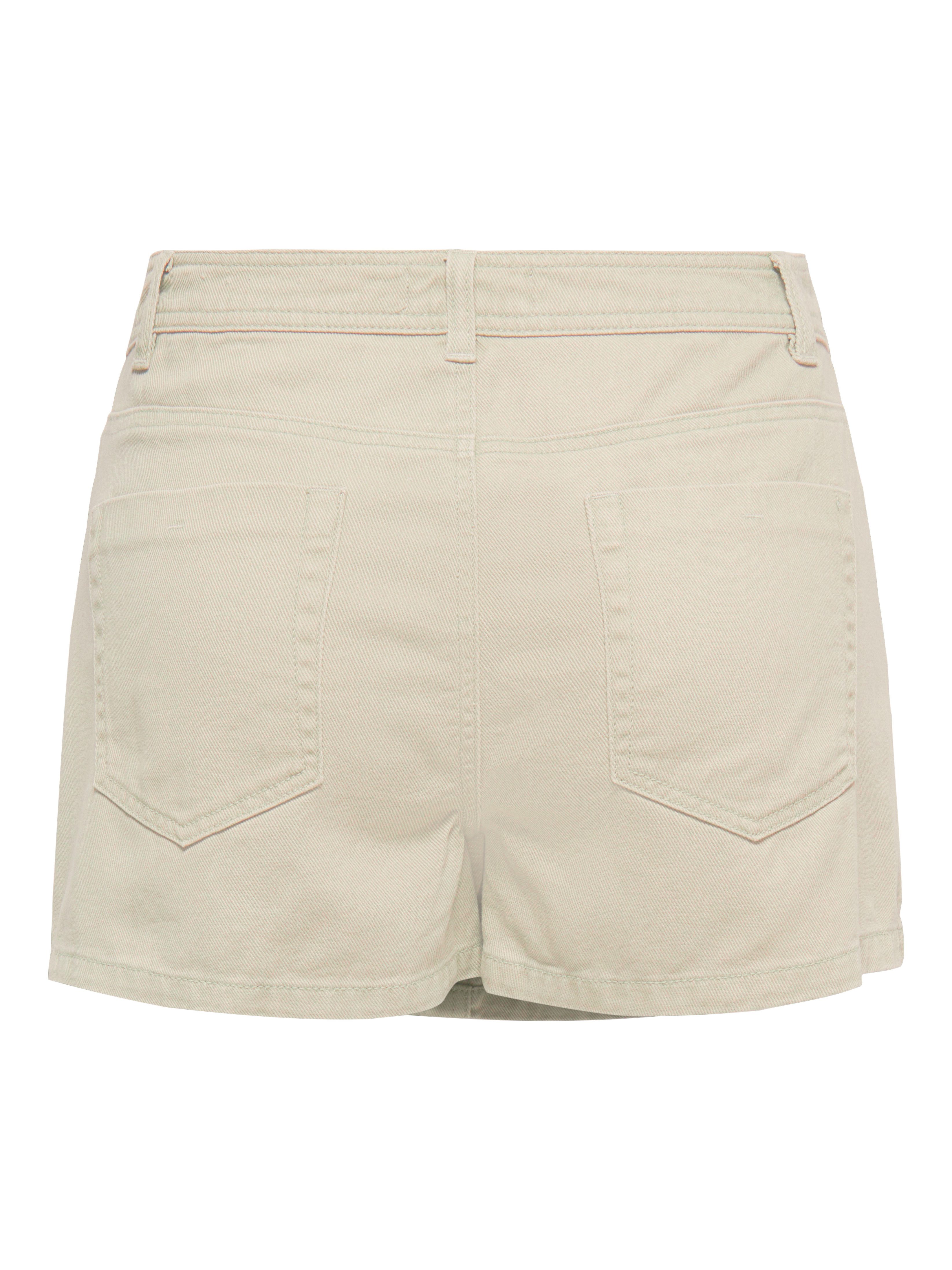 ONLY Hosenrock ONLLESLY REG COL SKORT PNT Baumwolle, Regular Waist