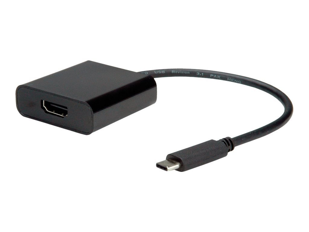 VALUE Display Adapter USB Typ C - HDMI 4K Audio- & Video-Adapter USB ...