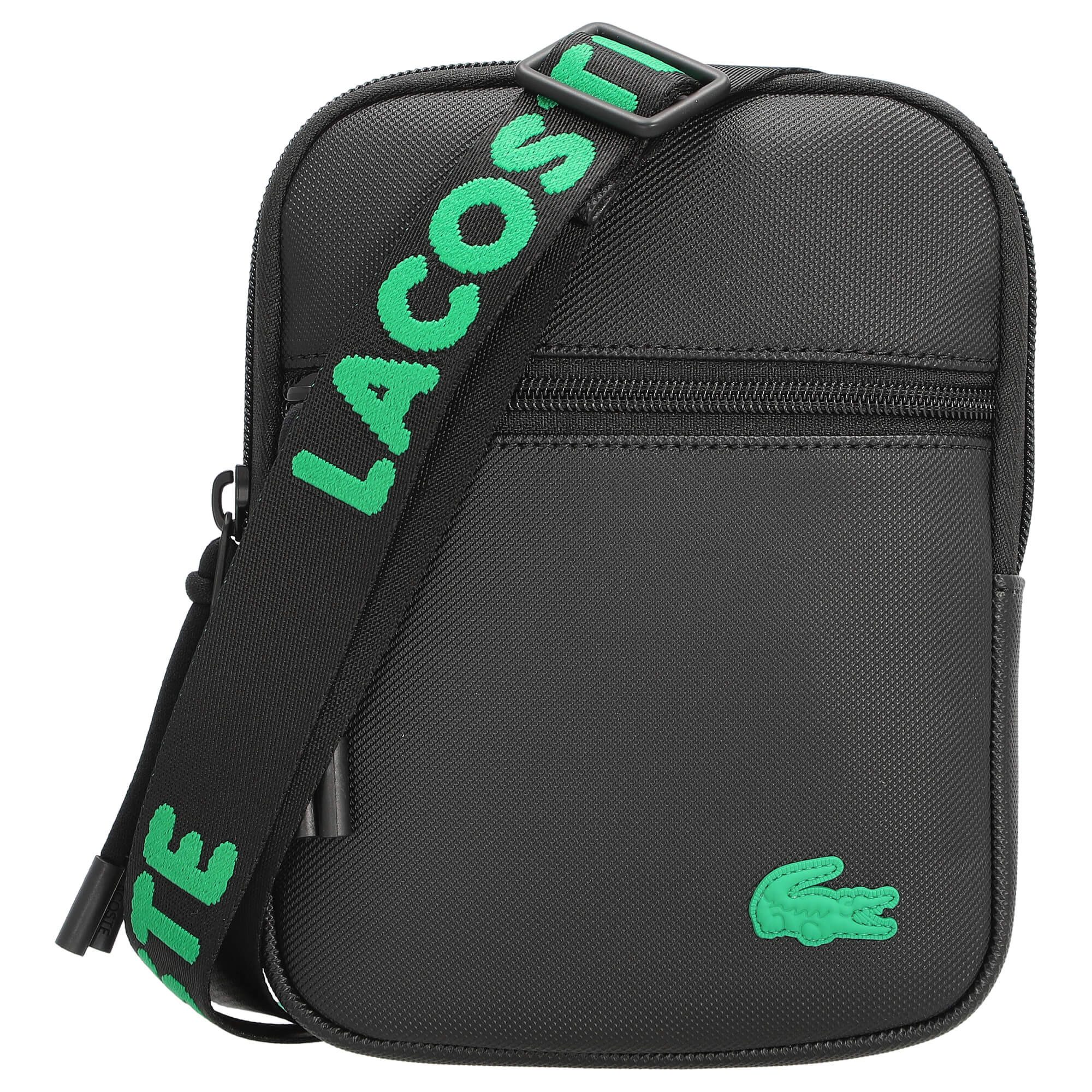 Lacoste Umhängetasche CST - Umhängetasche 21 cm (jacquard webbing noir) günstig online kaufen