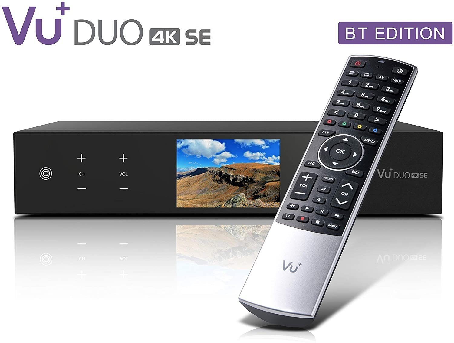 VU+ VU+ Duo 4K SE BT 1x DVB-C FBC Twin Tuner PVR Ready Linux Receiver UHD Kabel-Receiver