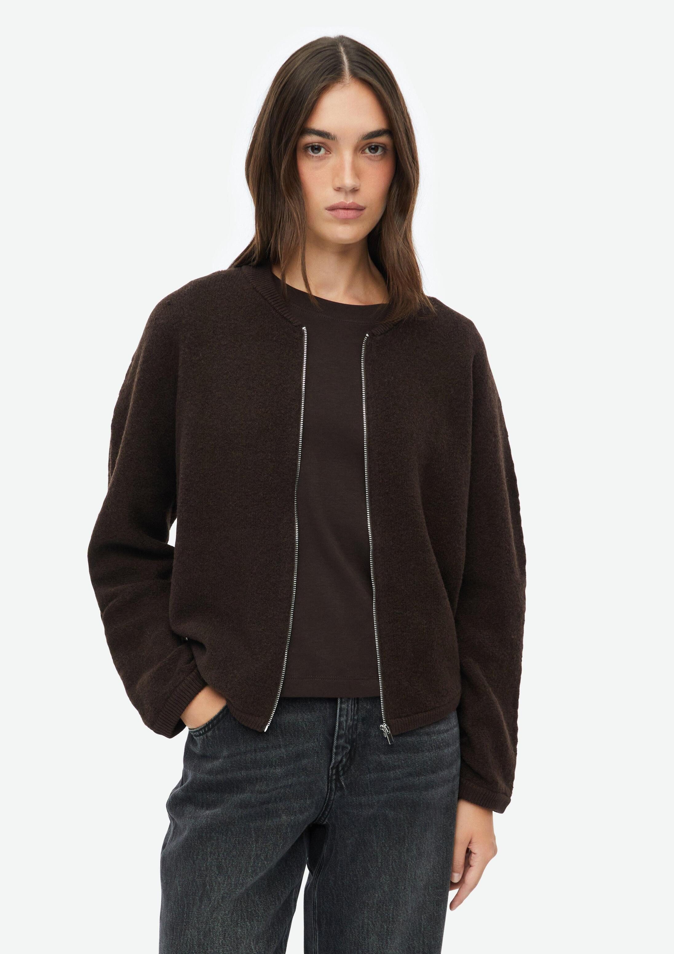 s.Oliver Cardigan Strickjacke Wollmix-Strickjacke im Relaxed Fit