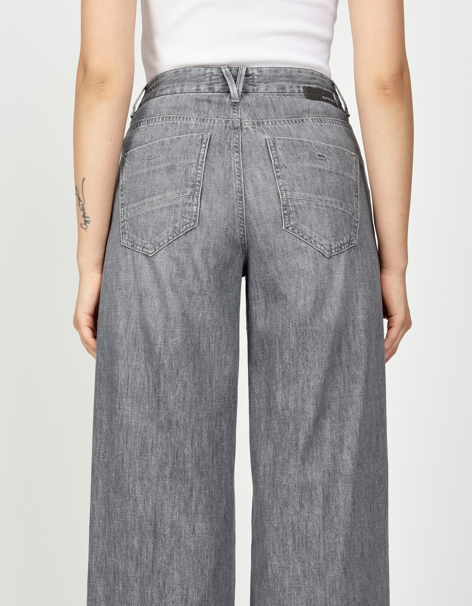 GANG Gerade Jeans – Damenhose mit weitem Bein und Mid Waist