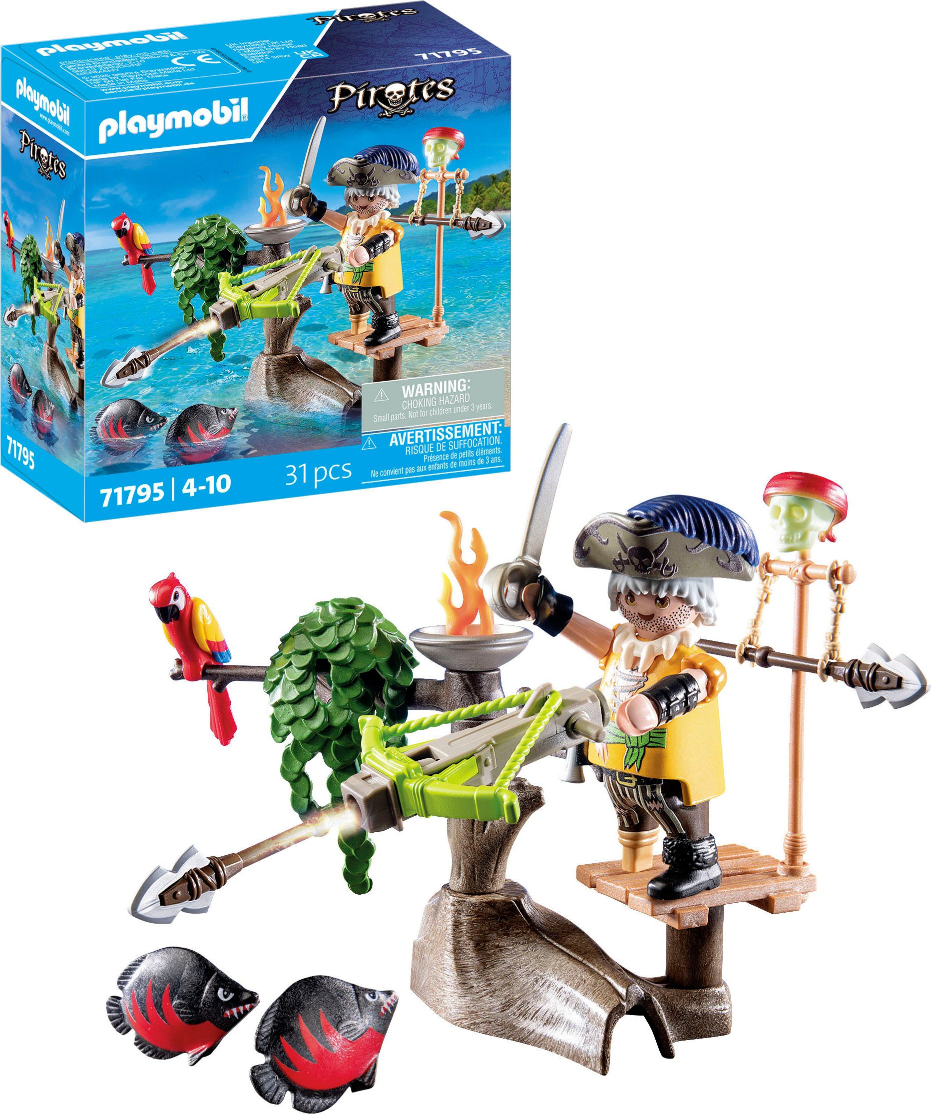 Playmobil® Pirat mit Balliste (71795), Playmobil Pirates Konstruktions-Spie günstig online kaufen