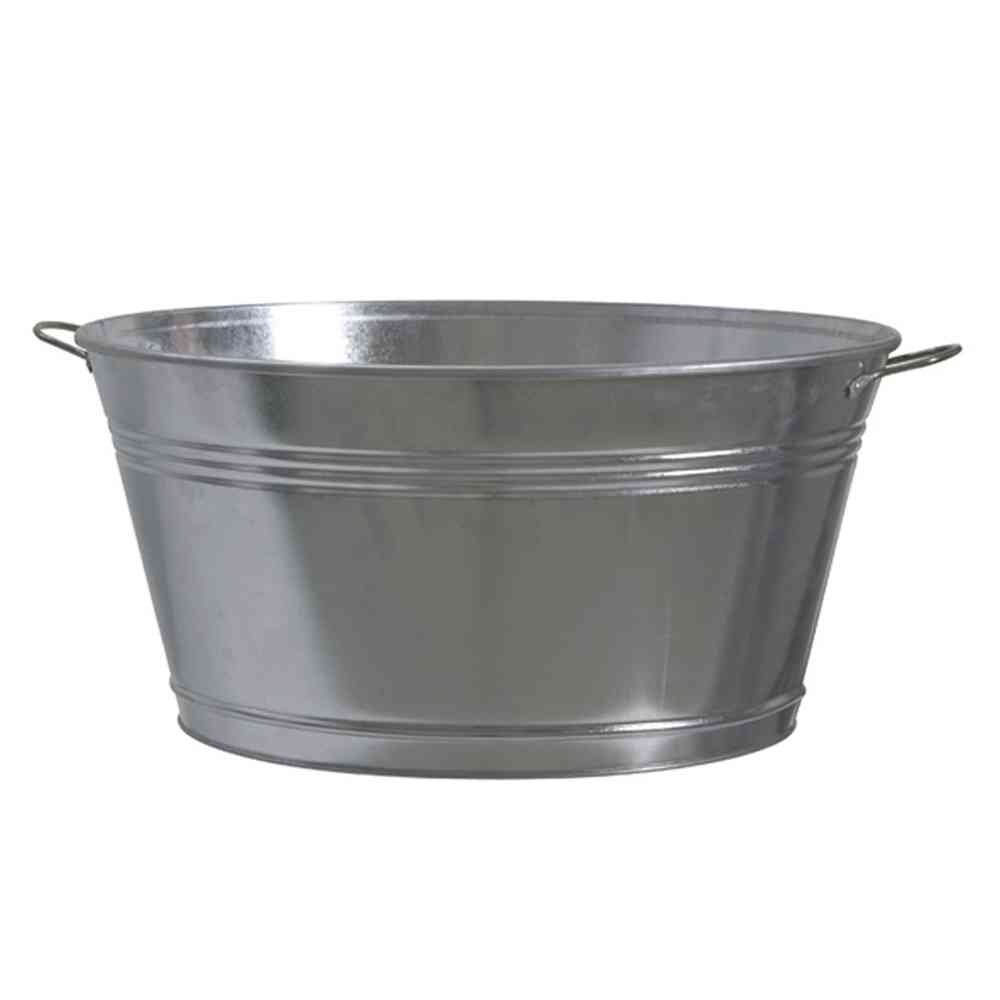 Siena Garden Pflanzkübel Zinkwanne, silber, Ø günstig online kaufen