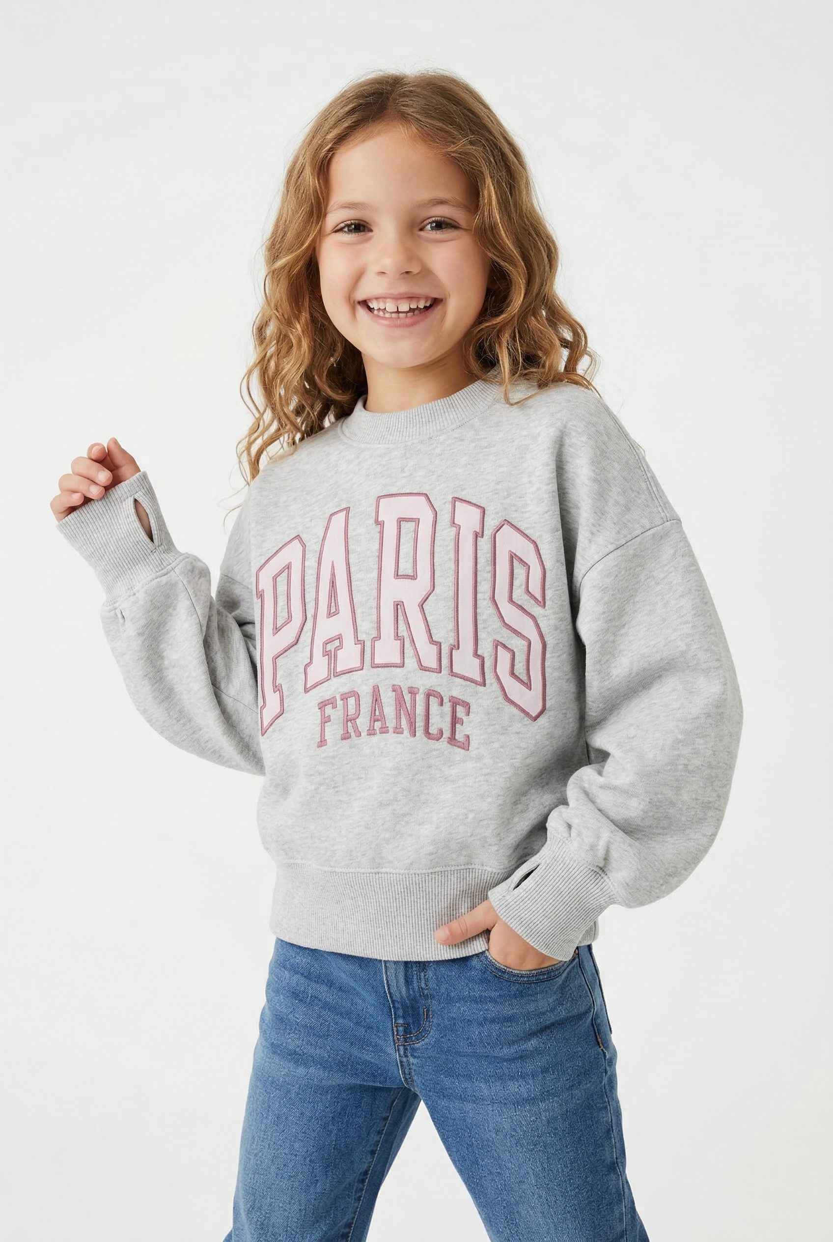 Abercrombie Kids Sweatshirt Gestickte Applikation
