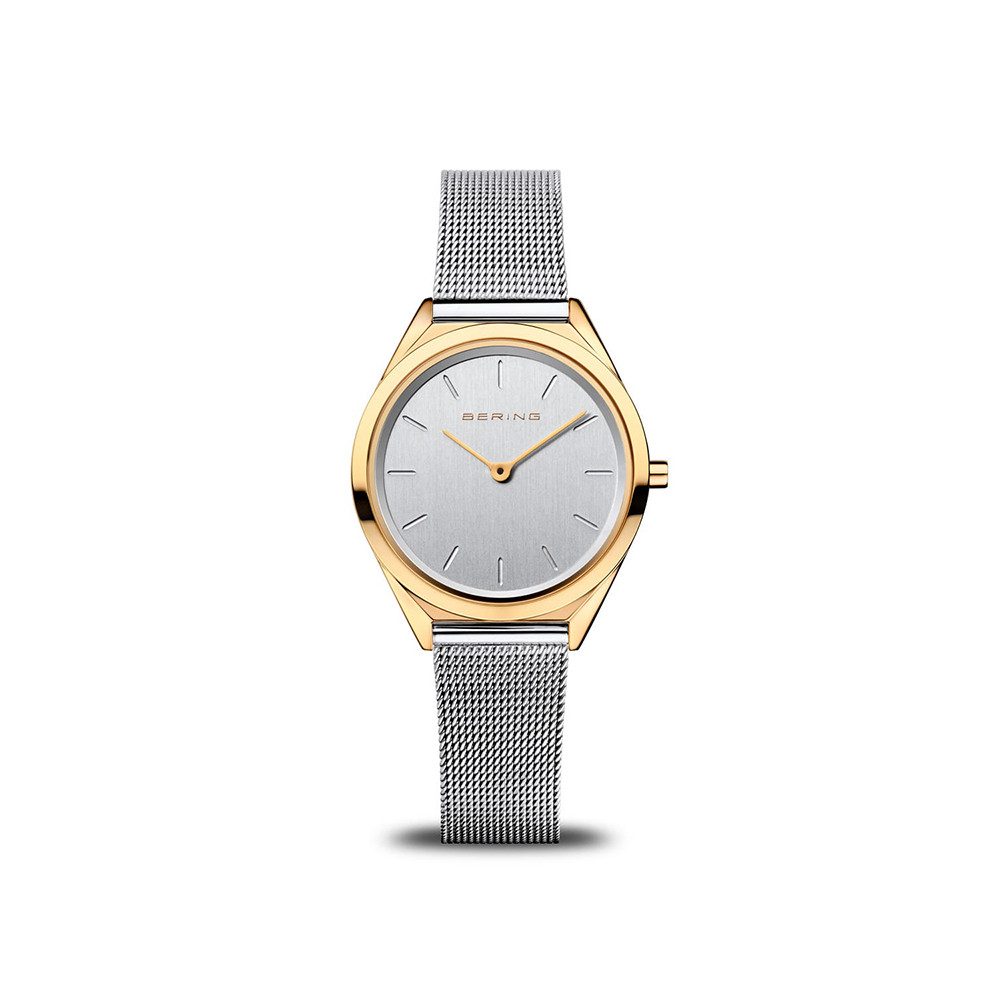 Bering Quarzuhr Bering Ultra Slim gold glänzend 17031-010 17031-010, Bering günstig online kaufen