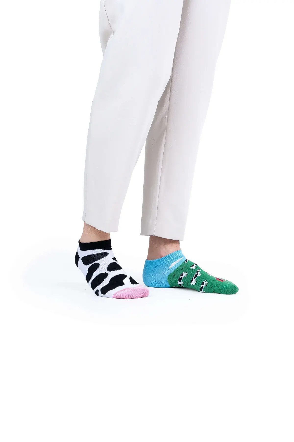 Many Mornings Sneakersocken Many Mornings Sneaker Holy Cow (1 Paar, 1-Paar, 1 Paar) immer ein dismatching Paar