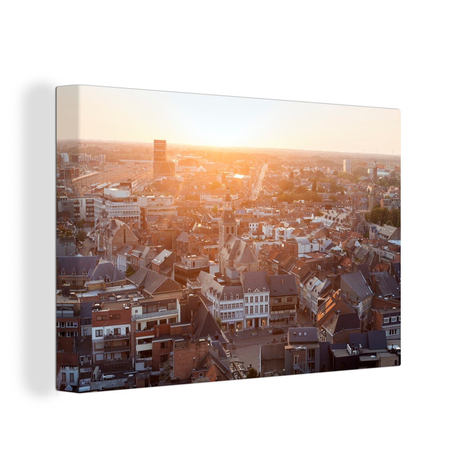 OneMillionCanvasses® Leinwandbild Hasselt in Belgien, (1 St), Wandbild Leinwandbilder, Aufhängefertig, Wanddeko, 30x20 cm