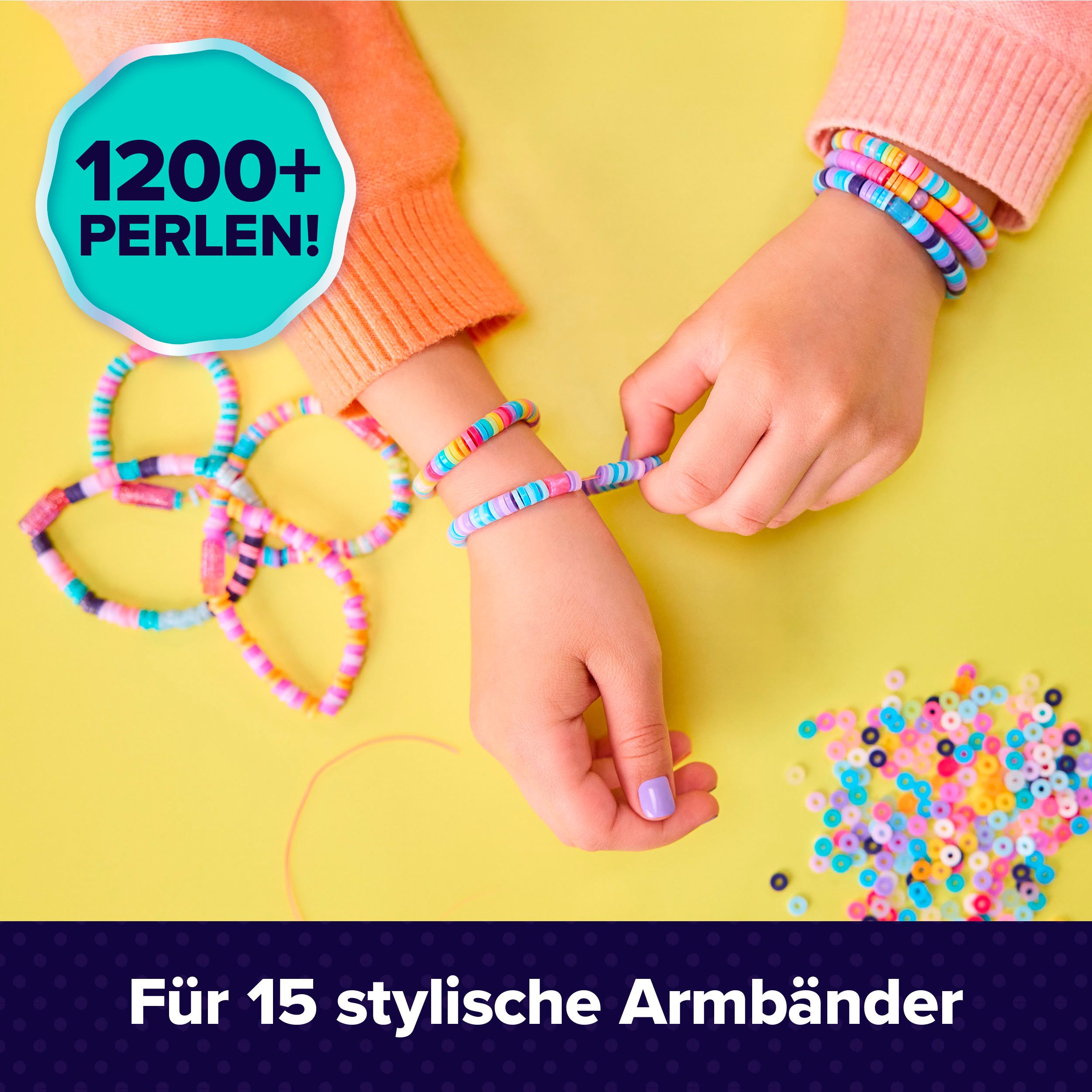 Spin Master Kreativset Cool Maker Stack'd Heishi Armband Studio