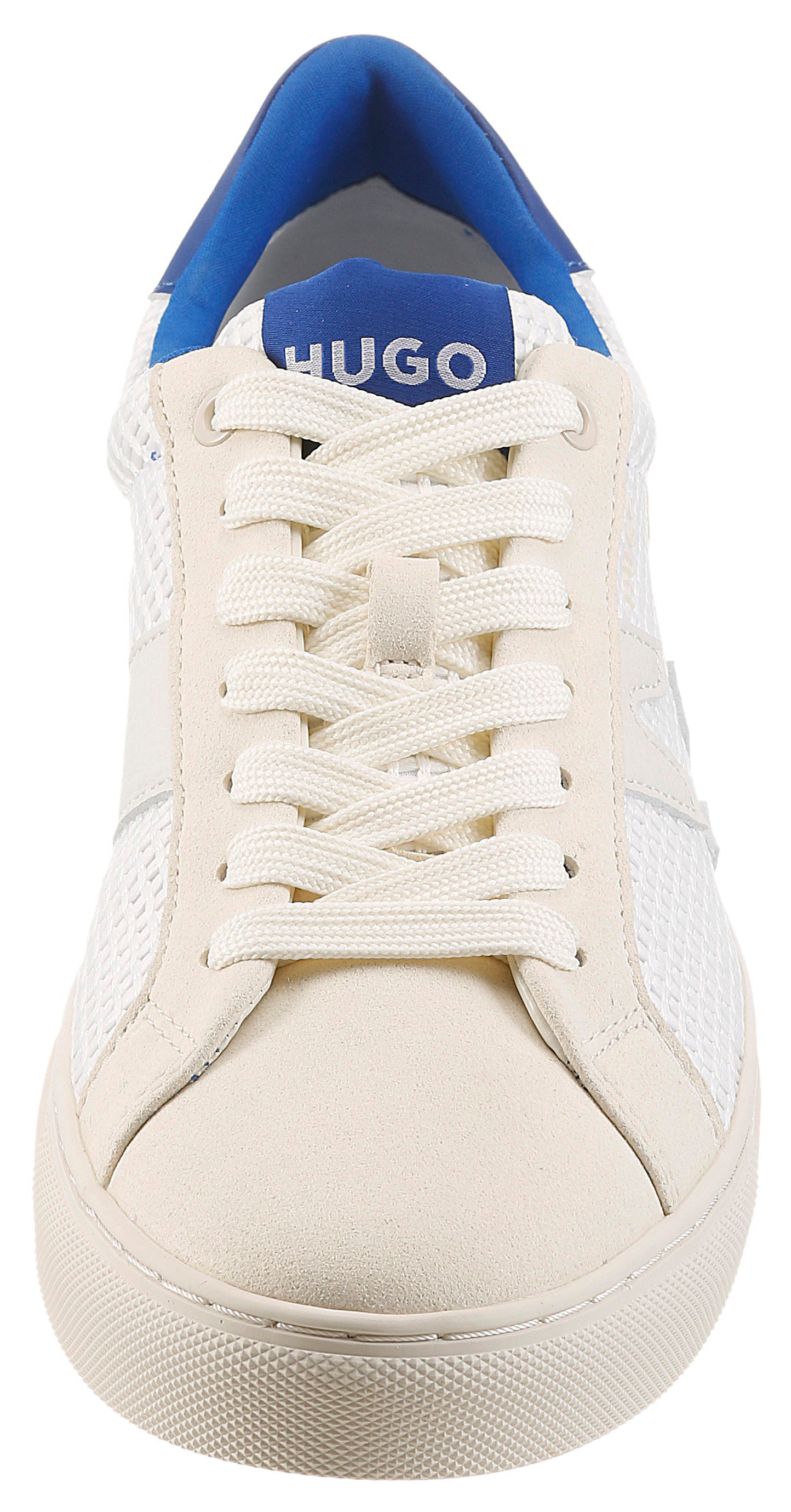 HUGO Morrie_tenn Sneaker Retro-Sneaker, Halbschuh, Schnürschuh, Freizeitsneaker mit Kontrast – Bild 4 von 5
