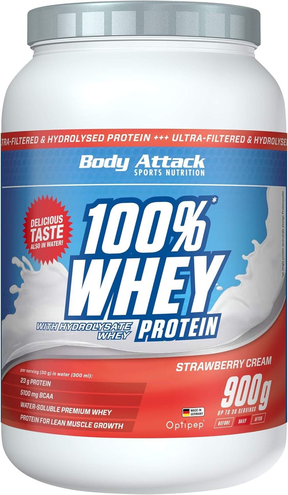 Body Attack Body Attack 100 % Сыворотка Protein – 900 g Pulver