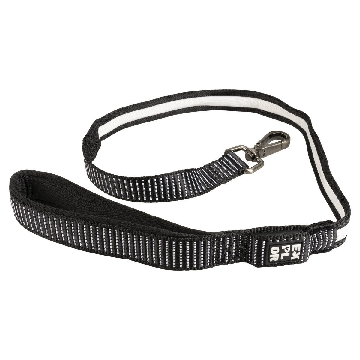 Hundeleine Leine City Paris LED Nylon schwarz