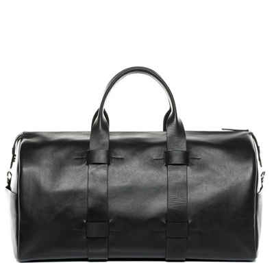 FEYNSINN Reisetasche »TROY«, Weekender echt Leder Reisetasche groß XL - Reisegepäck auch als Handgepäck aus stabilem Leder - Sporttasche, Freizeittasche mit Umhängegurt - Ledertasche Herren Damen schwarz