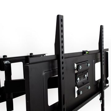 tectake TV Wandhalterung schwenkbar, neigbar für 32" TV-Wandhalterung, (mit Montagematerial, Hohe Qualität)