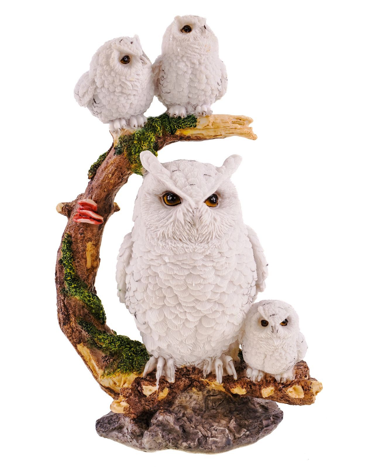 Kremers Schatzkiste Dekofigur Eulen Figur mit Babys Handbemalte Polyresin D günstig online kaufen
