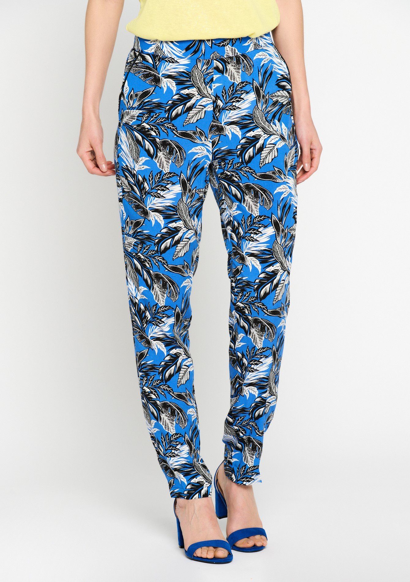 Lola Liza Kurzarmbluse C-PALMY23 05702075 1584-blue faience