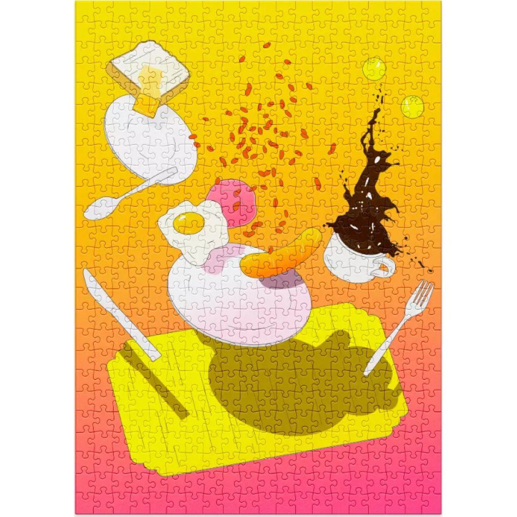 CLOUDBERRIES Puzzle Frühstückspuzzle 500 Teile, Puzzleteile
