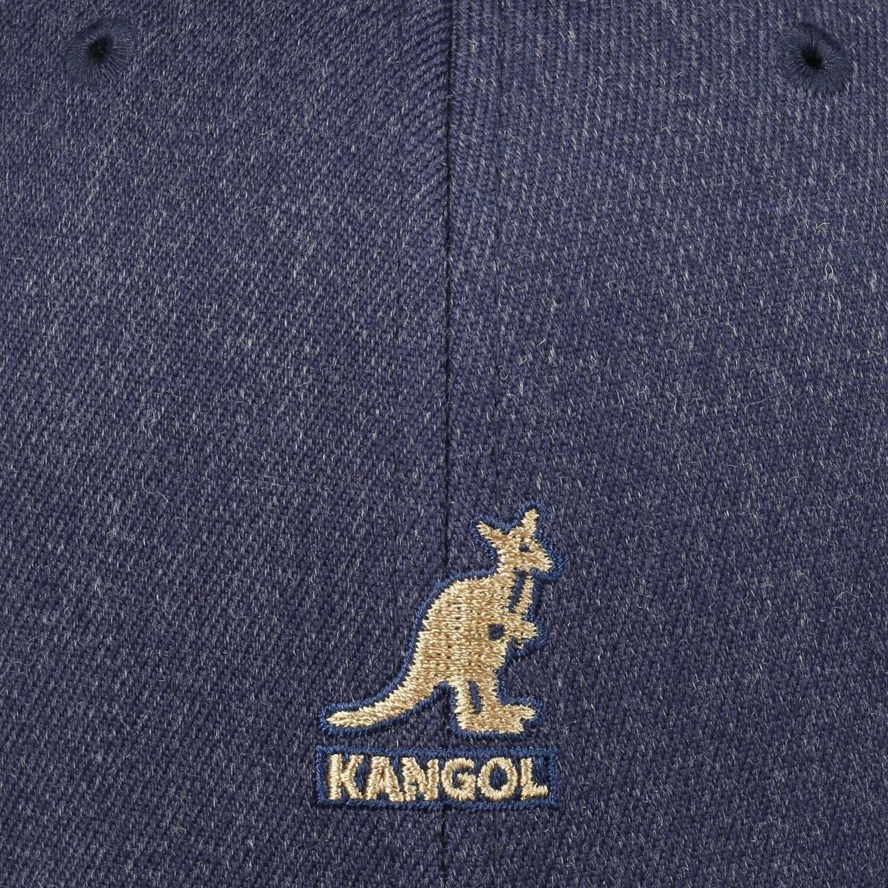 blau-meliert Kangol geschlossen Cap Baseballcap Hinten Baseball (1-St)