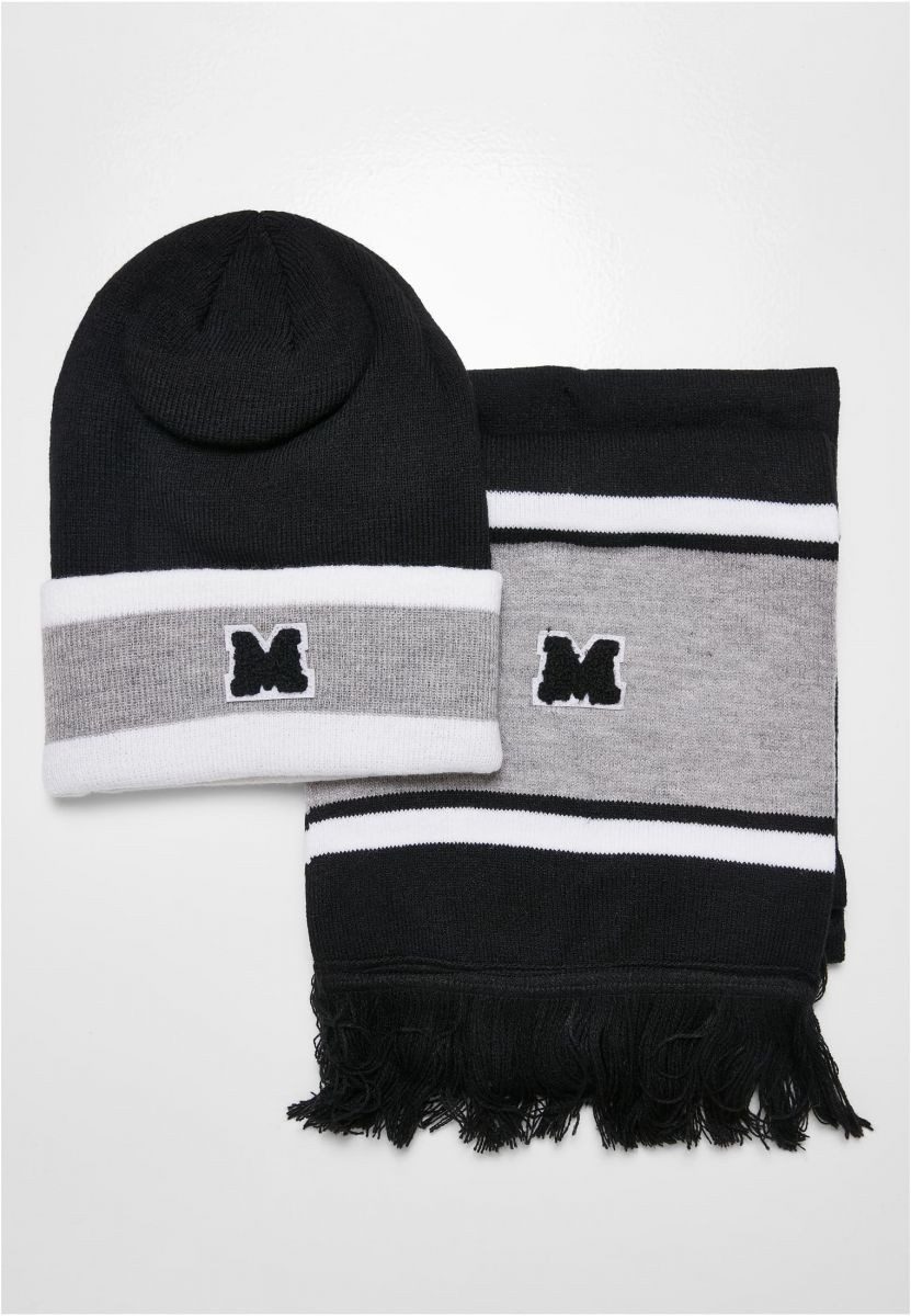 URBAN CLASSICS Schal College Team Package Beanie and Scarf One Size